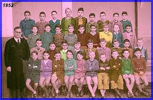 ECOLE JEAN MACE GARCONS 1952 CM2 M_ PETERS